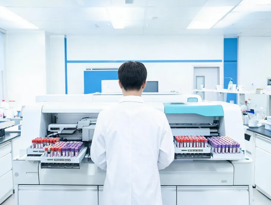 Clinical chemistry analyzer in hospital lab