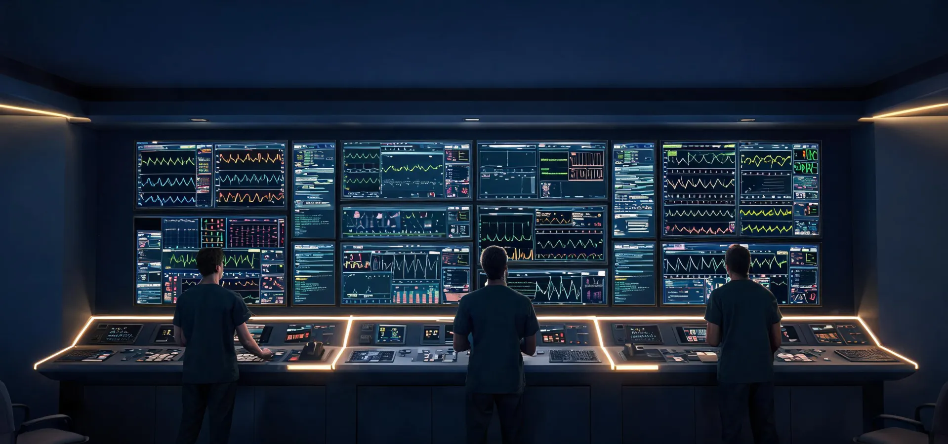 Hospital monitoring command environment